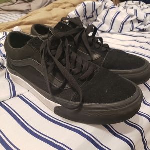 black and white vans